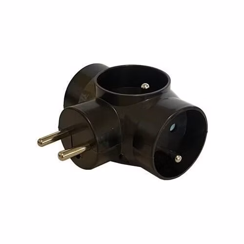 Konnoc DX-R3 kulatá rozbočka černá