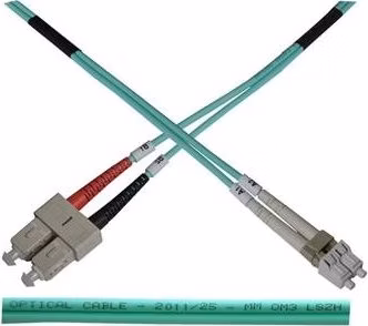 OPTIX LC-SC Optický patch cord 50/125 2m Duplex OM3