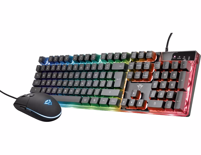 TRUST set klávesnica + myš GXT 838 Azor Gaming Combo CZ/SK