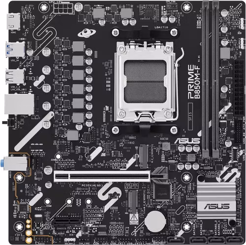 ASUS MB Sc AM5 PRIME B850M-F, AMD B850, 2x DDR5, 1x HDMI, mATX