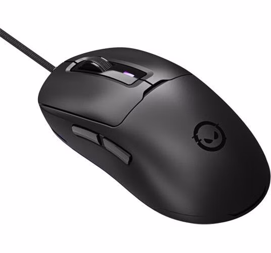 Lorgar MSA10WRBK, herná myš, ultraľahká 55g, 6 prog. tlačidiel, 12 000 dpi, podsvietenie RGB,čierna