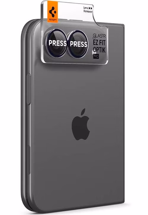 Spigen ochranné sklo GLAS.tR EZ Fit Optik Pro 2pack pre iPhone Duo - Black