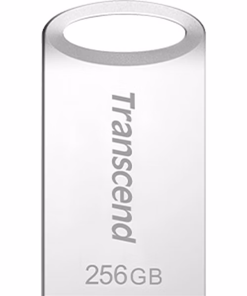 Transcend 256GB JetFlash 710S, USB 3.1 Gen 1 flash disk, malé rozměry, stříbrný kov