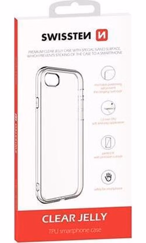 SWISSTEN POUZDRO CLEAR JELLY HUAWEI P SMART 2021 TRANSPARENTNÍ