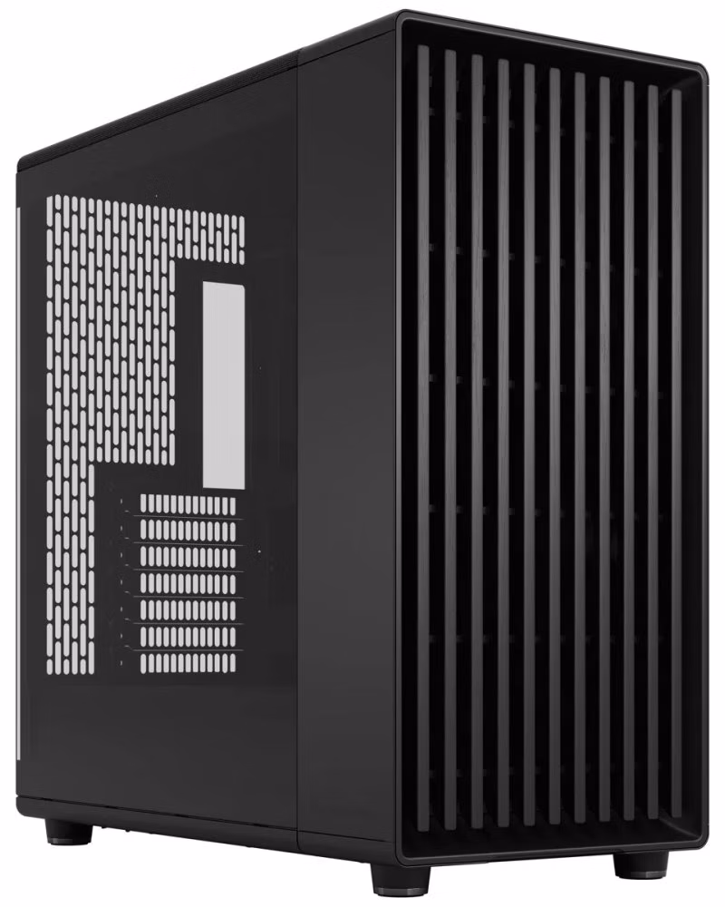 Fractal Design North XL Momentum Edition / Big Tower / průhledná bočnice / bez zdroje / černá