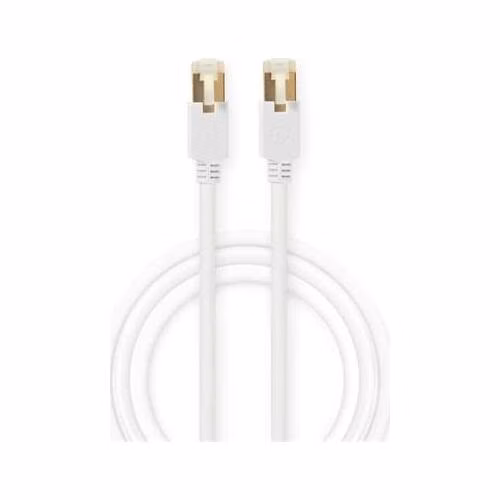 Nedis CCGB85221WT10 - CAT6 S/FTP Síťový Kabel | RJ45 (8P8C) Zástrčka – RJ45 (8P8C) Zástrčka | 1 m | Bílá barva