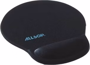 Allsop Gélová podložka pod myš čierna, 30mm podpora zápästia
