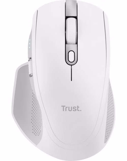 Trust Ozaa+/Kancelářská/Optická/Pro praváky/3 200 DPI/USB+BT/Bílá