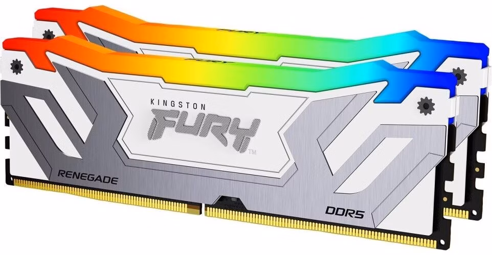 KINGSTON FURY Renegade RGB White XMP 48GB DDR5 8400MT/s / CL40 / CUDIMM / Kit 2x 24GB
