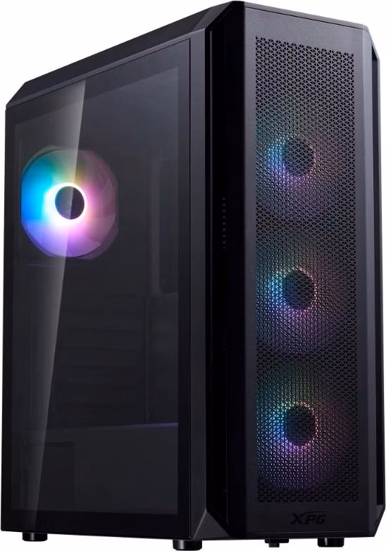 BAZAR - ADATA XPG case VALOR AIR PLUS Mid-Tower, bez zdroje, 4x 120mm Fan, Černá - Poškozený obal (Komplet)