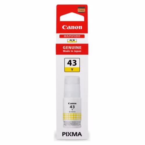 Canon Cartridge GI-43 Y žlutá pro PIXMA G540, G640 (3700 str.)
