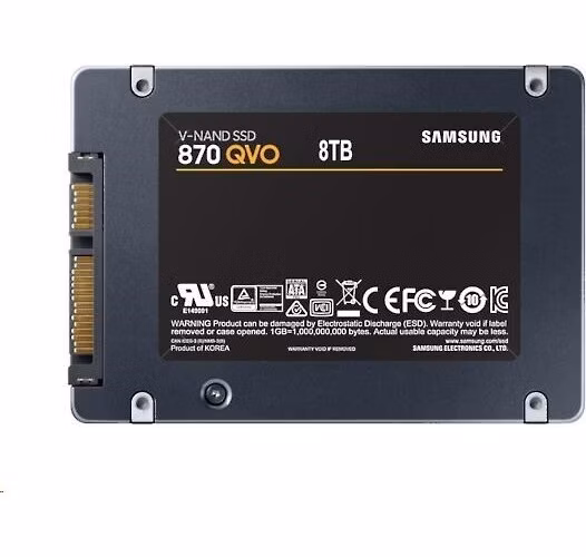 2,5" SSD disk Samsung 870 QVO SATA III-8000 GB