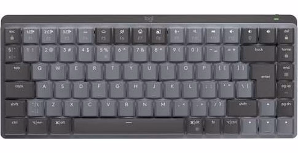 Logitech® MX Mechanical Mini Minimalist Wireless Illuminated Keyboard-GRAPHITE-US INT'L-2.4GHZ/BT-LINEAR