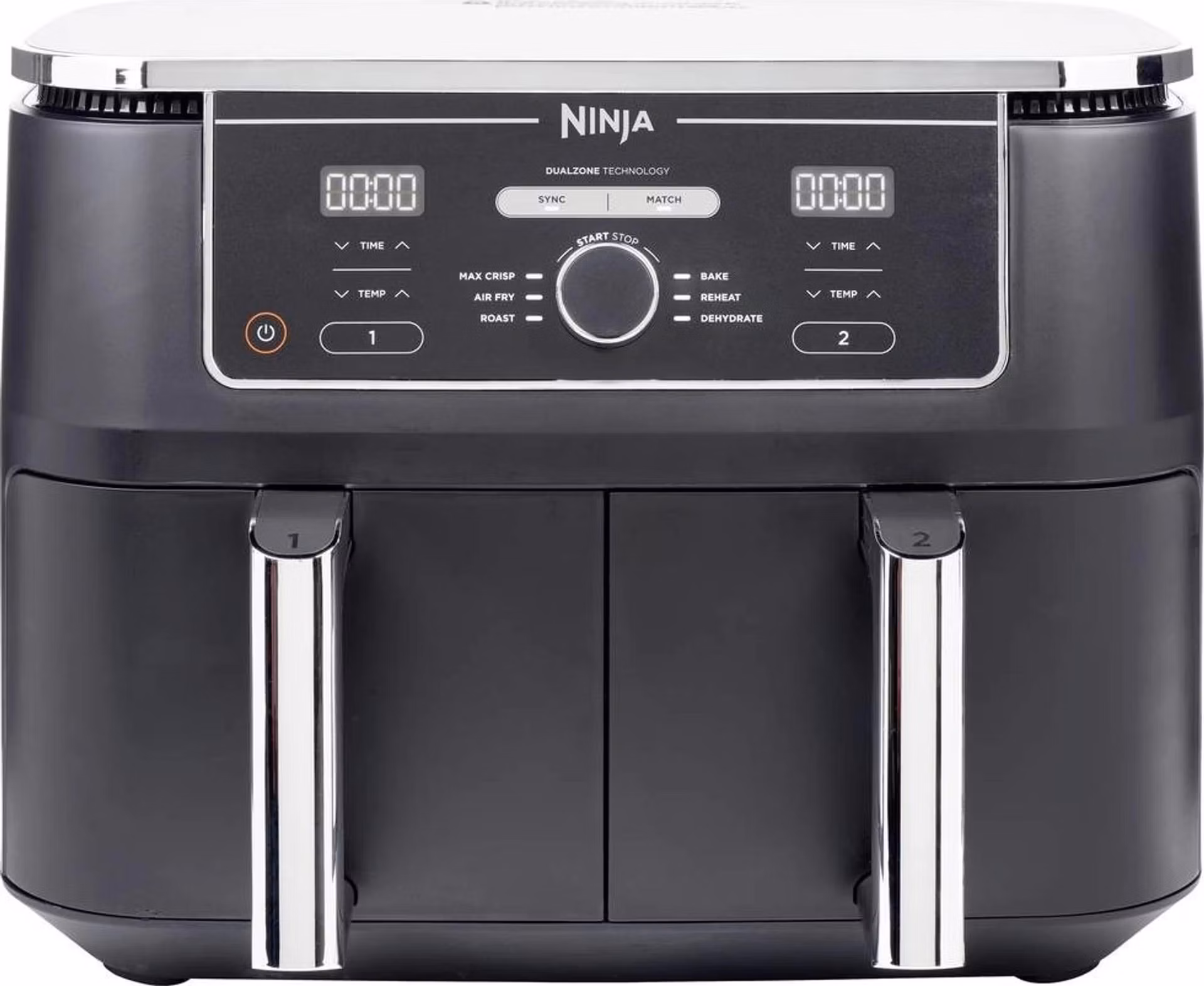 Ninja AF400EU horkovzdušná fritéza, 9,5 l, duální zóna, 2470 W, 6 programů, digitální ovládání