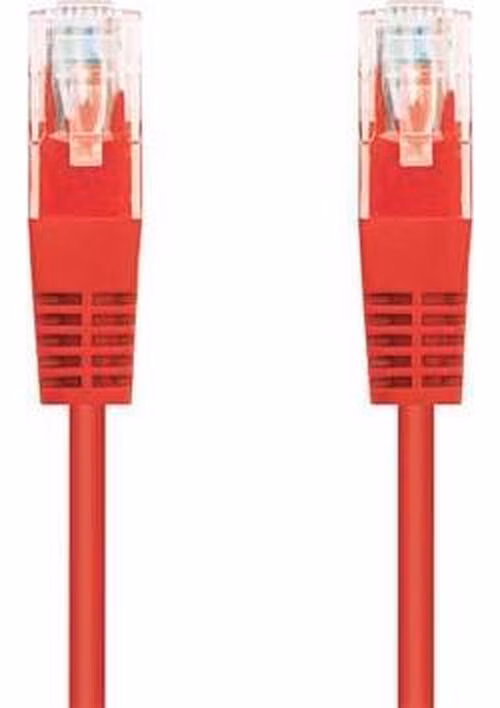 Kábel C-TECH patchcord Cat5e, UTP, červený, 2m