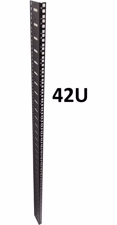 XtendLan Vertikální montážní lišta ECO 42U, pro servery šíře 480mm, černá