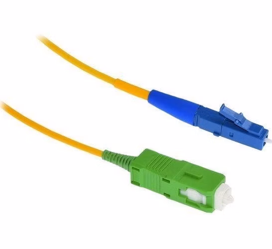XtendLan simplexní patch kabel SM 9/125, OS2, LC(UPC)-SC(APC), LS0H, 1m