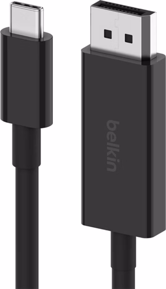 Belkin kábel Connect USB-C to DisplayPort 1.4 Cable 2m - Black