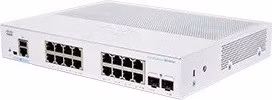 Cisco switch CBS350-16T-E-2G-EU (16xGbE,2xSFP,fanless) - REFRESH