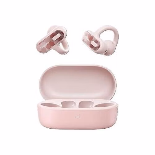 Lenovo Open-Ear Clip-on Earbuds X500 = True Wireless sluchátka v růžové barvě
