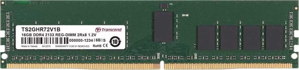 Transcend paměť 16GB DDR4 2133 REG-DIMM 2Rx8 CL15