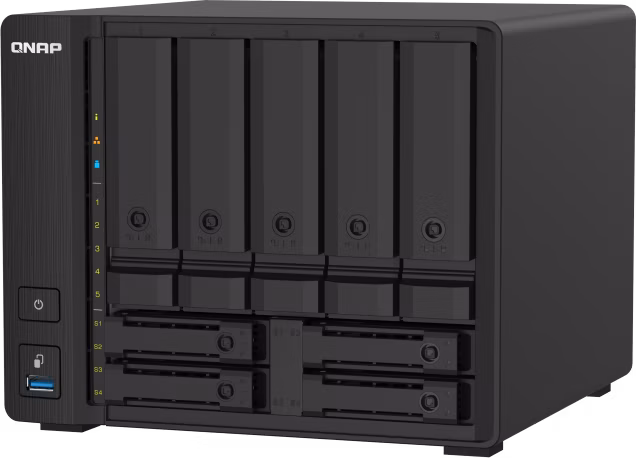 QNAP TS-932PX-4G (1,7GHz / 4GB RAM / 5x 3,5" + 4x 2,5" SATA / 2x 2,5GbE / 2x 10G SFP+ / 3x USB 3.2)