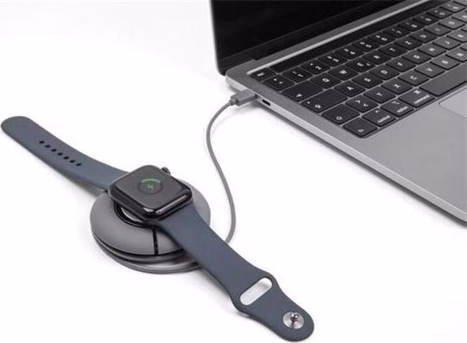 Delock Nabíjecí kabel USB Type-C™ na hodinky Apple Watch, 1 m, šedý, magnetický