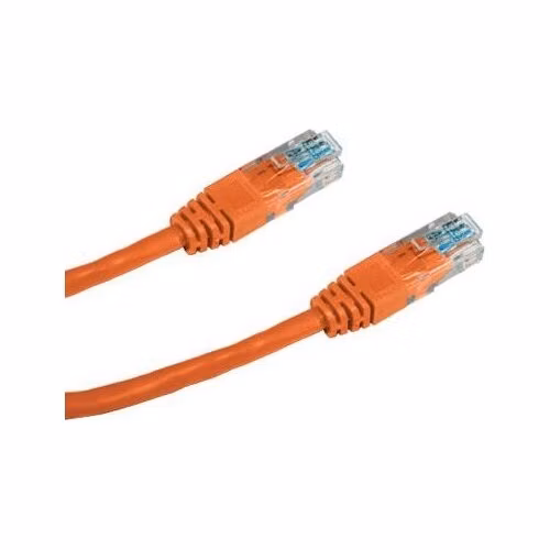 DATACOM Patch kabel UTP CAT5E 1m oranžový