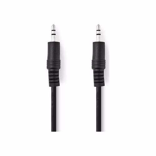 Nedis CAGB22000BK20 - Stereofonní Audio Kabel | 3,5mm Zástrčka - 3,5mm Zástrčka | 2 m | Černá barva