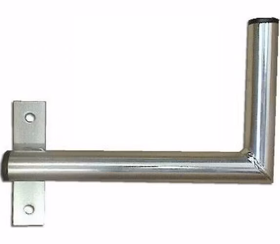 Anténny držiak na okno 25cm ľavý, priemer 28mm