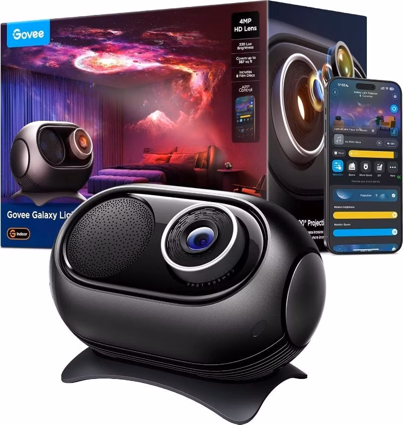 Govee Galaxy Light Projector 2 Pro Matter s reproduktorem
