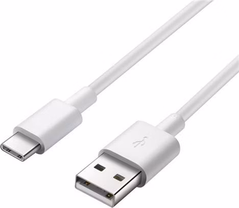 PremiumCord Kabel USB 3.1 C/M - USB 2.0 A/M, rychlé nabíjení proudem 3A, 1m - bílý