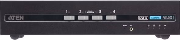 ATEN 4portový zabezpečený přepínač KVM USB DVI se dvěma displeji (kompatibilní s PSD PP v4.0)