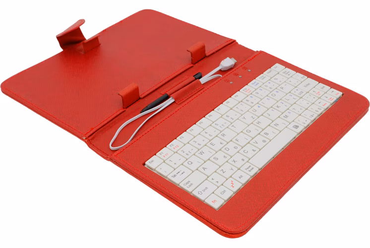 AIREN AiTab Leather Case 1 with USB Keyboard 7" RED (SK/SK/DE/UK/US.. layout)