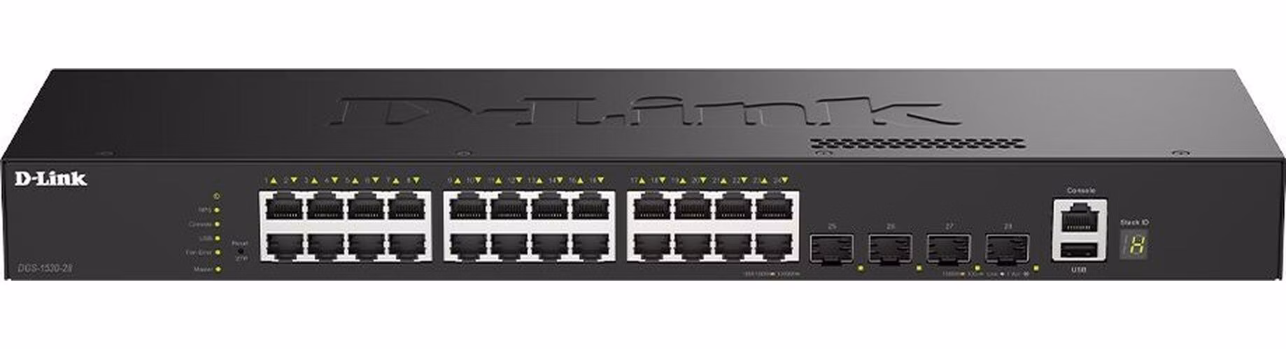 D-Link DGS-1530-28SC/E, 24-Port Gigabit Stackable Smart Managed Switch