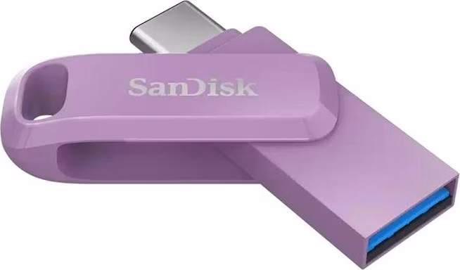 SanDisk Ultra Dual Drive Go 64GB USB 3.2 USB-A + USB-C fialový