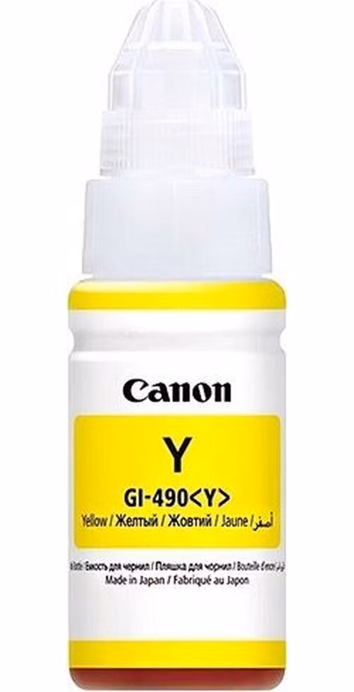 Canon BJ INK GI-490 Y (fľaštička so žltým atramentom)