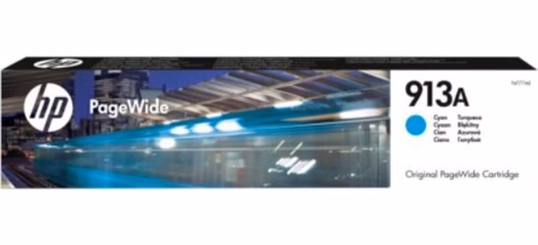 HP PageWide Cartridge 913A/Cyan/3000 stran