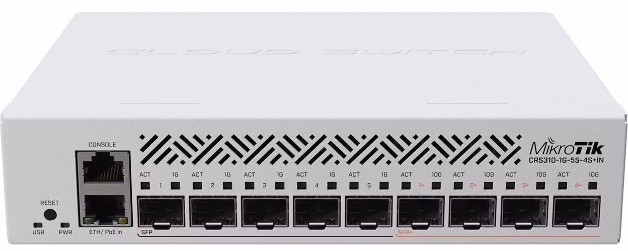 MikroTik CRS310-1G-5S-4S+IN, Cloud Router Switch