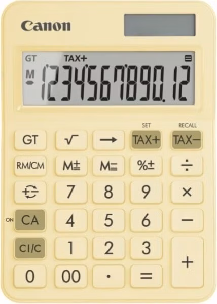 Canon Kalkulacka LS-125KB PYL - Pastelově žlutá