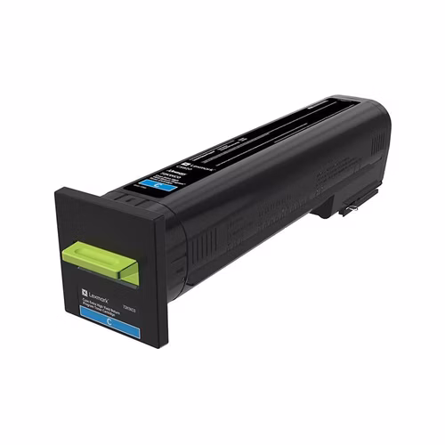 Lexmark CS820 Cyan Extra High Yield Return Program Toner Cartridge - 22 000 stran