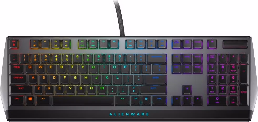 DELL klávesnice Alienware Low-profile RGB Mechanical Gaming Keyboard/  AW510K/ US/ Int./ mezinár./ Dark Side of th Moon