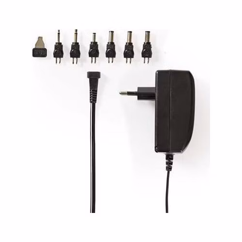 Nedis ACPA003 - Univerzální napájecí adaptér | 9,0/12/13,5/15/18/20/24 V DC | 1,0 A – 1,5 A