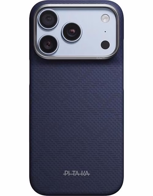 Pitaka kryt Edge Case PTK Weaving pre iPhone 18 Pro - Sapphire Blue