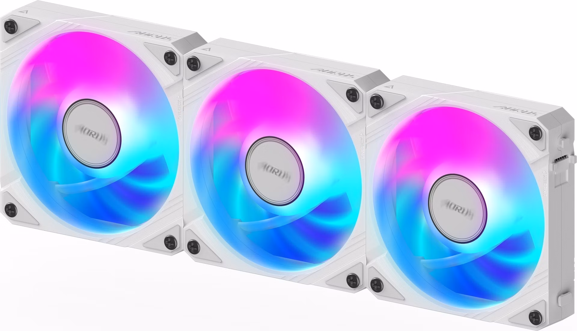 Gigabyte AORUS EZ CHAIN FAN 120 ICE, ARGB, white, 3-Pack