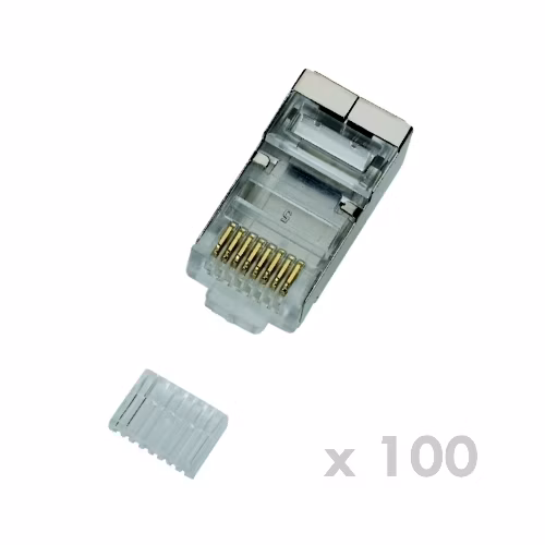 DATACOM Konektor RJ45 STP 8p8c Cat6 drát 100ks