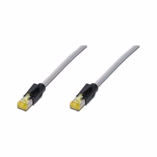 Digitus CAT 6A S-FTP patch cable, DRAKA UC 900 SS FRNC Cat 7,TM31, length 0.5 M, LSOH, AWG 27/7