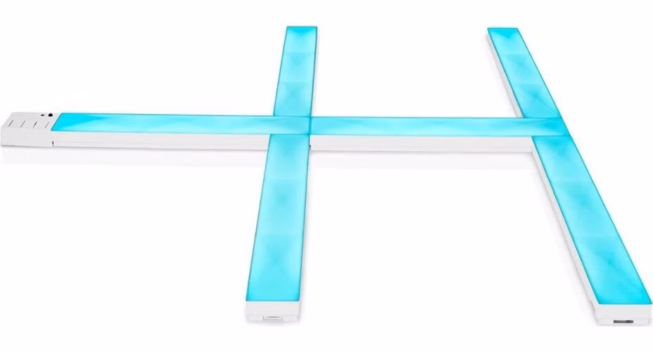 NEDIS Wi-Fi chytré dekorativní světlo/ Nástěnný Bar/ 140 lm/ RGBIC / IP20/ teplá bílá/ 100000 K/ 10 W/ ABS