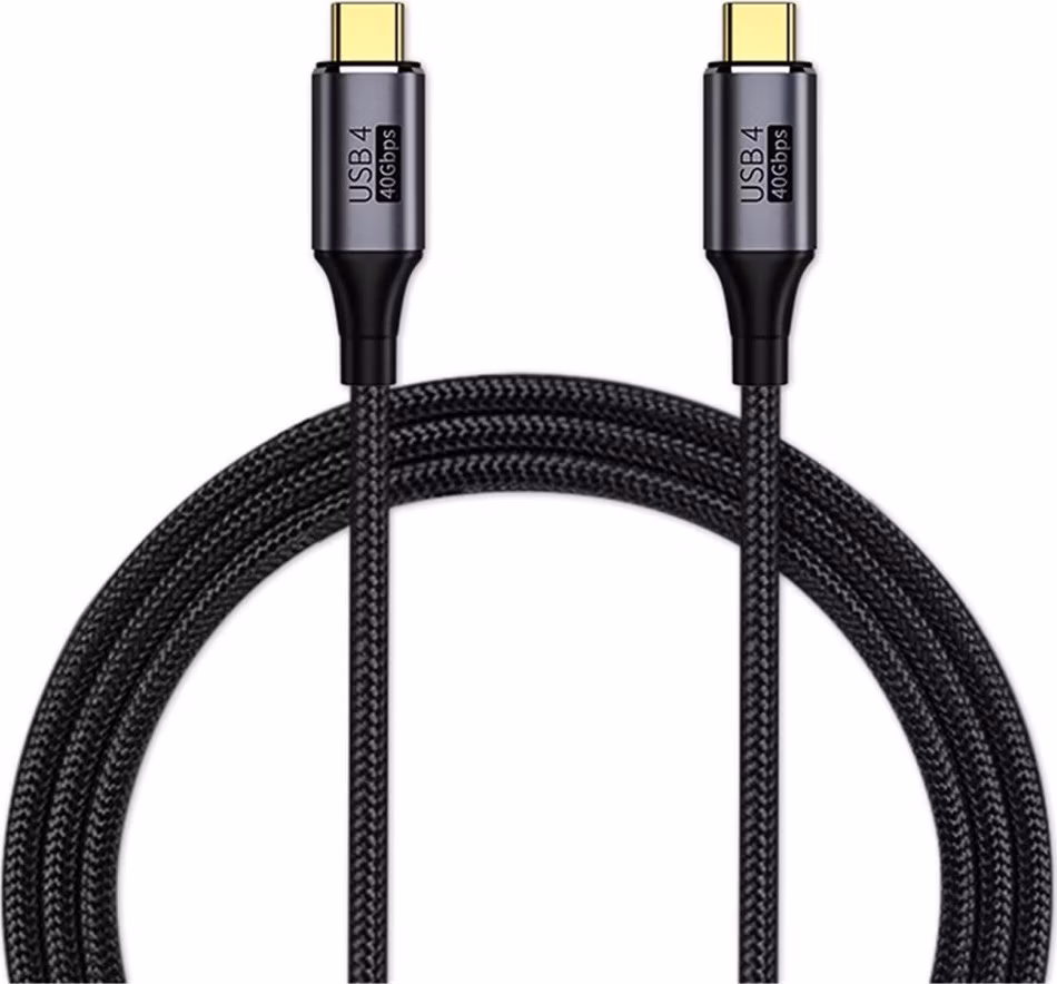 PREMIUMCORD Kabel USB4™ Gen 3x2 40Gbps 8K@60Hz 240W Thunderbolt 3 kabel 1,2m