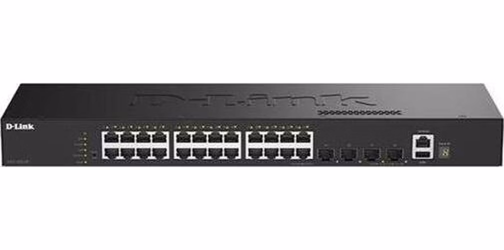 D-Link 24 Ports GE + 4 Ports 10G SFP+ Smart Managed Switch - DGS-1530-28/E